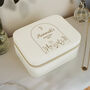 Personalised Floral Arch Travel Jewellery Box Gift For Her, thumbnail 1 of 6