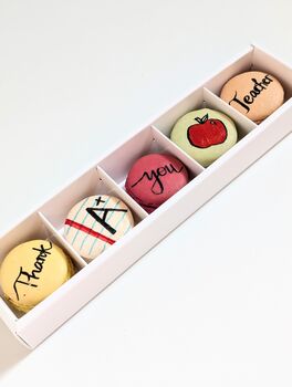 'Thank You Teacher' Macaron Gift Box, 3 of 3