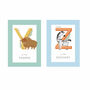 Personalised Alphabet Animal Nursery Print And Frame, thumbnail 5 of 6