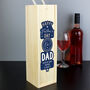 Personalised Father's Day Wine Wooden Box Gift, thumbnail 3 of 3