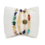Keira Two Layer Gemstone Bracelet Stacks, thumbnail 2 of 3