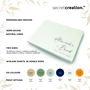 Custom Linen Wedding Guest Book With Six Colour Options, thumbnail 2 of 11