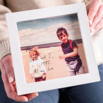 Personalised Handwriting Photo Box Frame For Her, 4 of 7