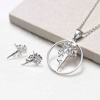 Sterling Silver Mother Nature Earrings, 3 of 4