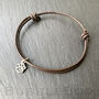 Paw Charm Bracelet. Solid Sterling Silver Charm, thumbnail 3 of 10