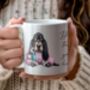Personalised Basset Hound Morning Coffee Pet Gift Mug, thumbnail 1 of 2