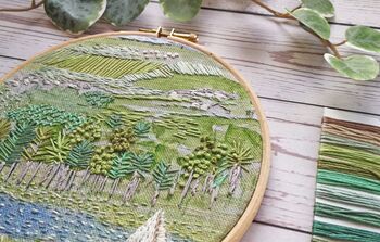 Sailing Along The Estuary Embroidery Pattern, 3 of 5