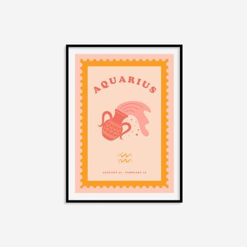 Children's Aquarius Zodiac Print, 2 of 7