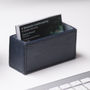 Leather Business Card Holder Ink Blue, thumbnail 1 of 5