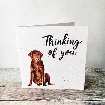 Thinking Of You Labrador Card, 2 of 4
