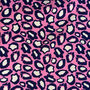 Bright Pink Leopard Dots Leggings, thumbnail 2 of 2