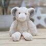 Ellie The Long Leg Cream Elephant Soft Toy, thumbnail 2 of 3
