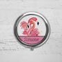 Personalised Watercolour Flamingo Pill Box, thumbnail 2 of 2
