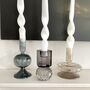 Smoke Grey Crystal Candle Stick, thumbnail 1 of 3