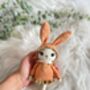 Organic Handmade Cute Little Bunny, thumbnail 10 of 12