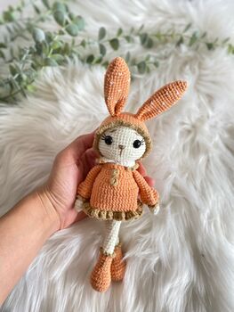 Organic Handmade Cute Little Bunny, 10 of 12
