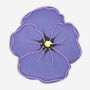 Hand Iced Violet February Birth Flower Letterbox Biscuit, thumbnail 2 of 5