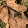 Duo Leaf Bracelet In Sterling Silver, thumbnail 5 of 8