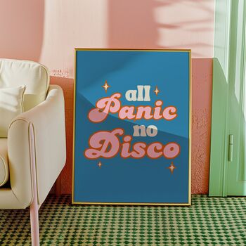 All Panic No Disco Anxiety Print, 3 of 3