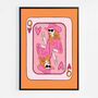 Queen Of Hearts Cowgirl Print, thumbnail 3 of 5