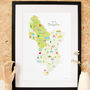 Personalised Derbyshire Map: Add Favourite Places, thumbnail 4 of 4