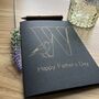 Personalised Robin Initial Gold Foil Birthday Card, thumbnail 7 of 12