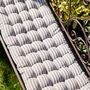 Vintage Striped Padded Garden Mattress Cushion, thumbnail 3 of 5