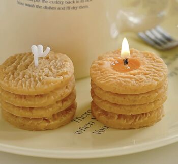 A Box Of Four Biscuit Shape Candles, 4 of 5