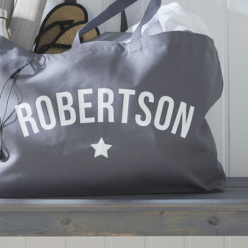 Oversized Surname Tote Bag, 2 of 2