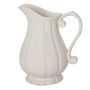 Littondale Classical Ivory Ceramic Jug Vase, thumbnail 2 of 9