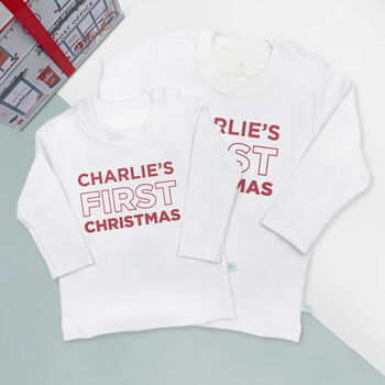 My First Christmas T Shirt – Personalised, 4 of 5