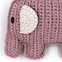 Handmade Little Elephant Pink Fair Trade Toy, thumbnail 3 of 3