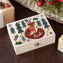 Personalised Scandi Fox Christmas Eve Box, thumbnail 9 of 12