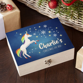 Personalised Unicorn Christmas Eve Box, 9 of 11