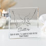 Sister Gift, Personalised Pinky Promise Sister Plaque, thumbnail 1 of 2