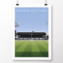 Fulham Fc Craven Cottage From The Centre Circle Poster, thumbnail 2 of 7