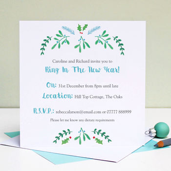 Personalised Christmas Party Invitations, 3 of 6