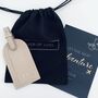 Personalised Luggage Tag Black Or Nude Leather, thumbnail 3 of 12
