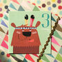 Bear 3rd Birthday Card, thumbnail 1 of 5