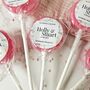 Colourful Floral Wedding Favour Lollipops, thumbnail 2 of 5