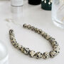 925 Sterling Silver Dalmatian Jasper Ball Necklace, thumbnail 4 of 5