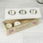 Floral Triple Tealight Box For Mum Or Nana, thumbnail 4 of 4