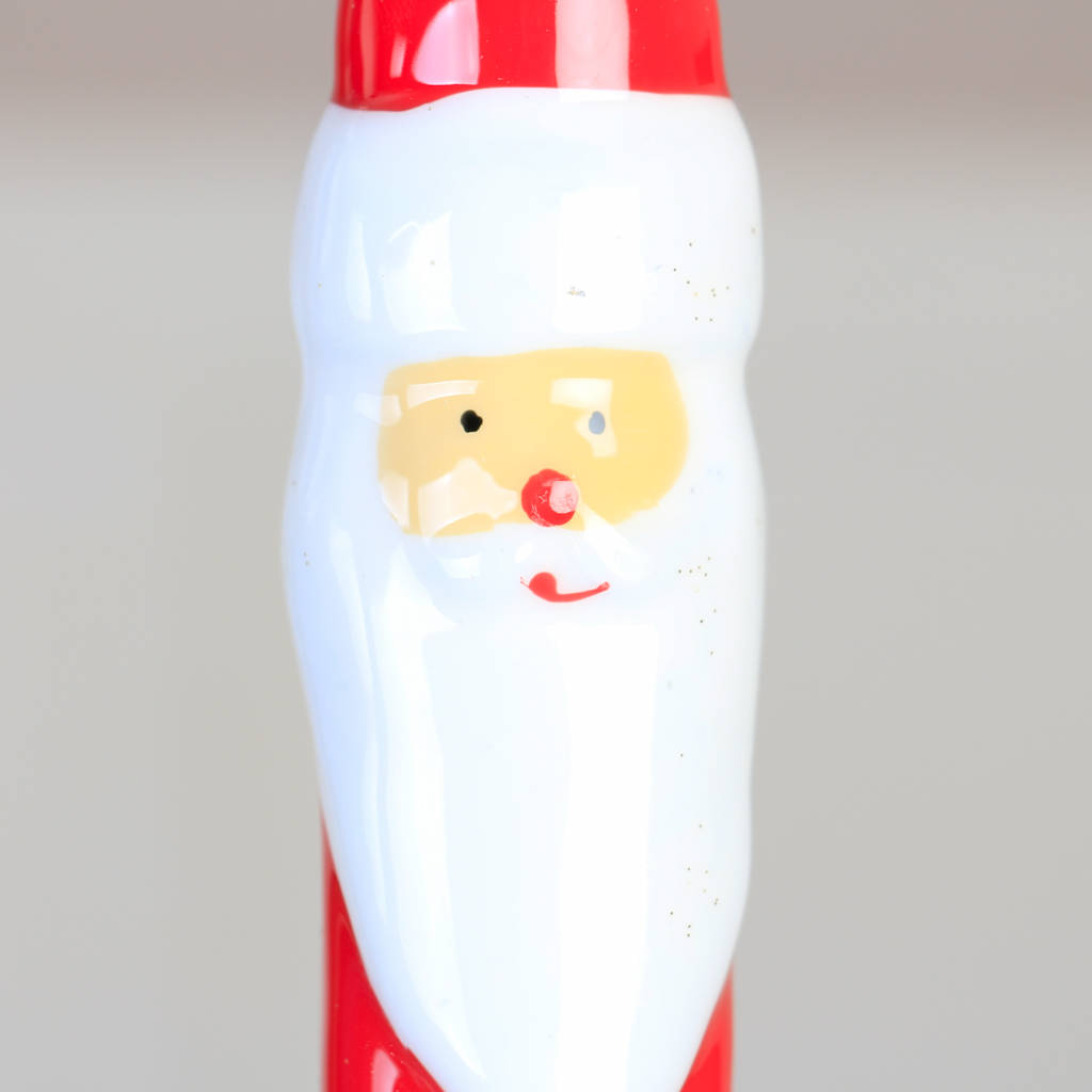 novelty christmas santa claus candlesticks by dibor