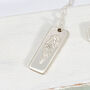 Angels Wing: Sterling Silver Dog Tag Necklace, thumbnail 3 of 4