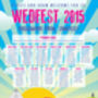 Wedfest Festival Themed Wedding Table Plan, thumbnail 1 of 3