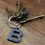 Personalised Initial And Message Keyring, thumbnail 2 of 4