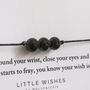 A Handmade Little Wish Bracelet Gift For Fiance, thumbnail 2 of 2