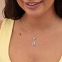 Compass Necklace, Sterling Silver Or Gold Plated, thumbnail 2 of 11