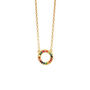Gold Or Silver Rainbow Eternity Necklace, thumbnail 2 of 10