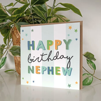 Celebration Birthday Nephew Card, 2 of 3